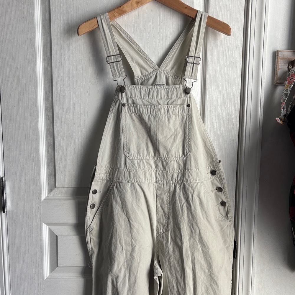Cherokee Cream Overalls Size M